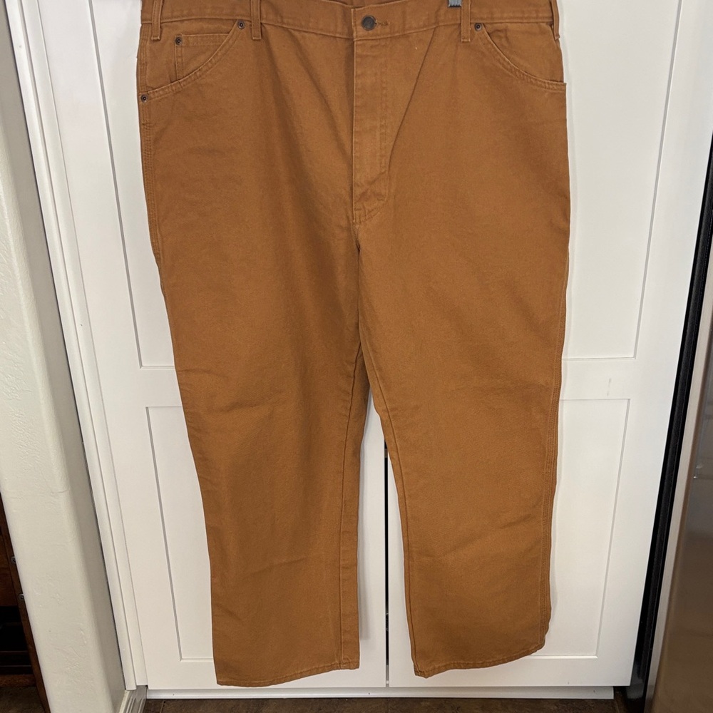 Dickies Brown Work Cargo Pants with Utility Loop